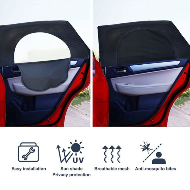 Car Sun Protection Anti-mosquito Window Zipper Sunshade(Front Window (Main+Auxiliary)) - HoMEdemic™ 