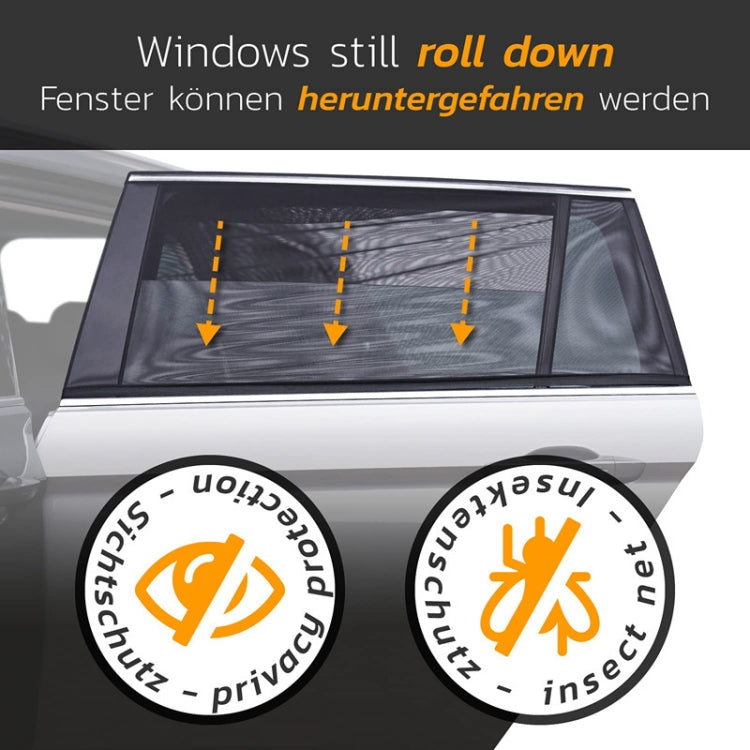 Car Sun Protection Anti-mosquito Window Zipper Sunshade(Rear Window (Left+Right)) - HoMEdemic™ 
