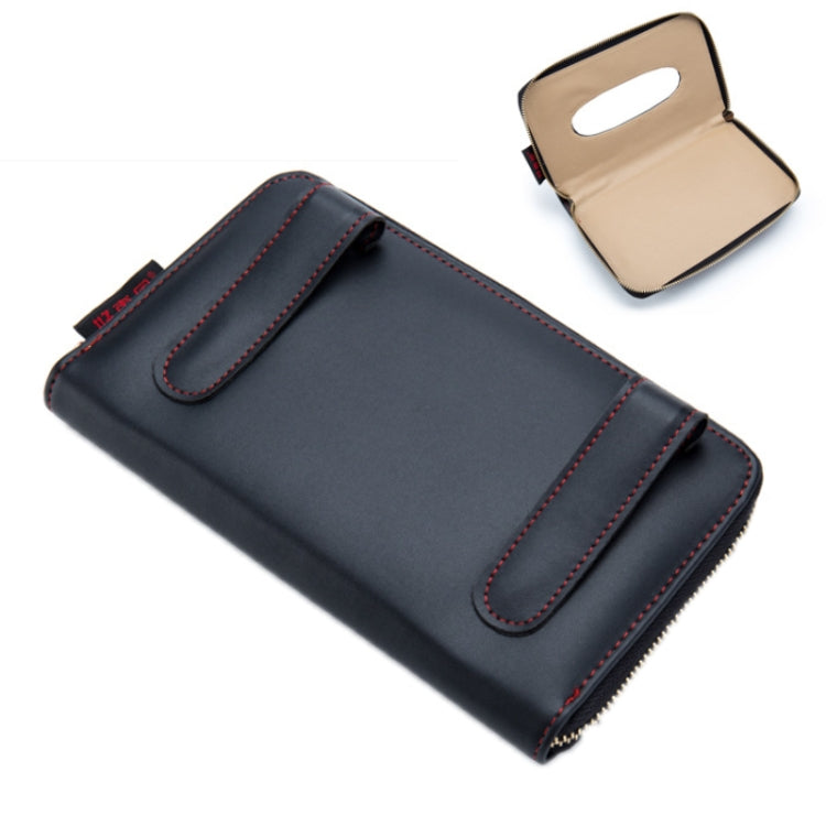 Car Sun Visor Skylight Hanging Tissue Box(H055 Black) - HoMEdemic™ 