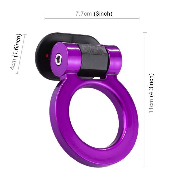 Car Truck Bumper Round Tow Hook Ring Adhesive Decal Sticker Exterior Decoration - HoMEdemic™ 