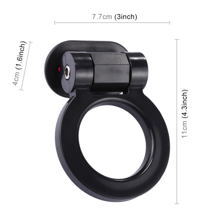 Car Truck Bumper Round Tow Hook Ring Adhesive Decal Sticker Exterior Decoration - HoMEdemic™ 