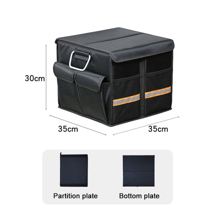 Car Trunk Foldable Storage Box, Capacity: 36L, 36L (Black), 36L (Orange), 36L (Pink), 36L (Grey), 36L (Blue), 36L (Red), 36L (Rose Red) - HoMEdemic™ 
