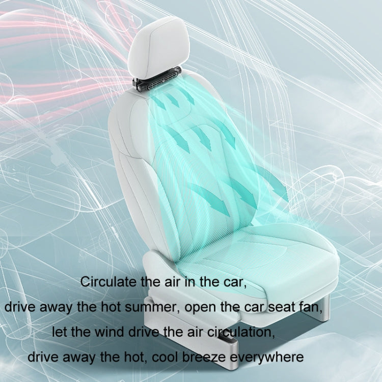 Car Turbine High Wind USB Plug-in Seat Back Fan(CF03 Black) - HoMEdemic™ 