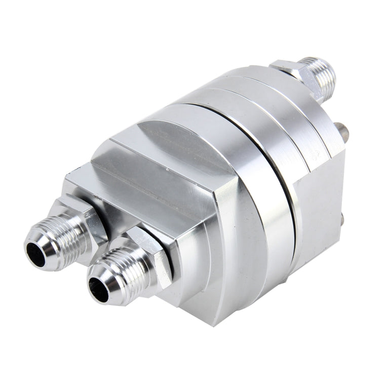 Car Universal Aluminum AN8 Split Cake Oil Handle Oil Filter Sandwich Adapter For Oil Cooler Plate Kit Oil Filter Cooler Sandwich Plate Adapter Cooler Adapter, AN8 Split Oil Handle Oil Filter - HoMEdemic™ 