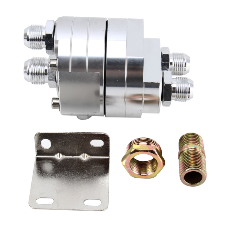 Car Universal Aluminum AN8 Split Cake Oil Handle Oil Filter Sandwich Adapter For Oil Cooler Plate Kit Oil Filter Cooler Sandwich Plate Adapter Cooler Adapter, AN8 Split Oil Handle Oil Filter - HoMEdemic™ 