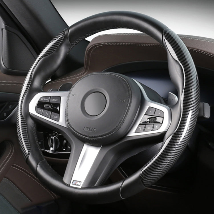 Car Universal Carbon Fiber Steering Wheel Cover - HoMEdemic™ 