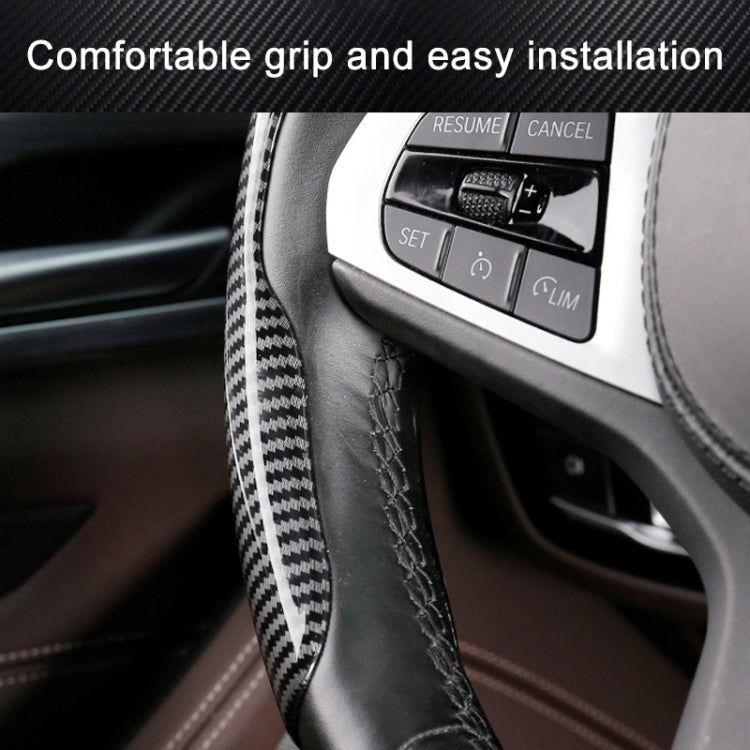 Car Universal Carbon Fiber Steering Wheel Cover - HoMEdemic™ 