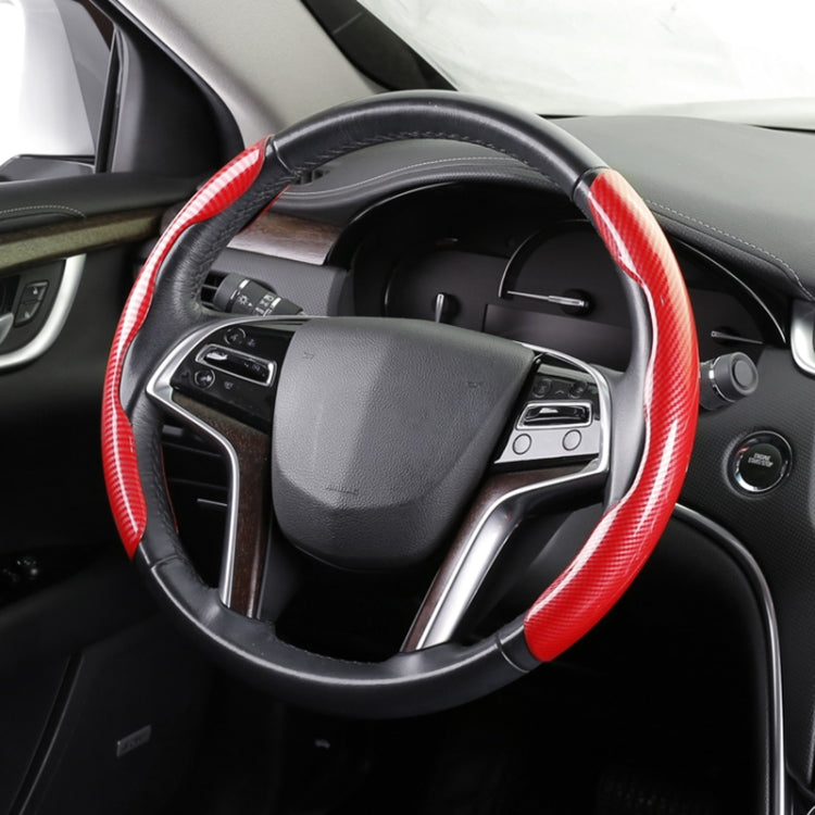 Car Universal Carbon Fiber Steering Wheel Cover - HoMEdemic™ 