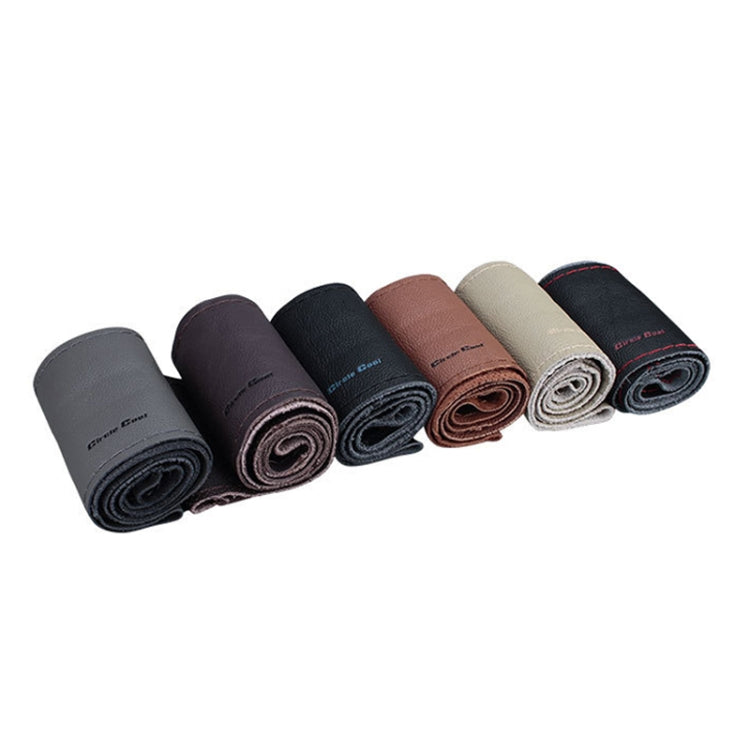 Car Universal Genuine Leather Hand-stitched Steering Wheel Cover - HoMEdemic™ 