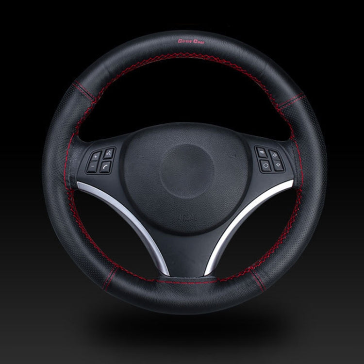 Car Universal Genuine Leather Hand-stitched Steering Wheel Cover - HoMEdemic™ 