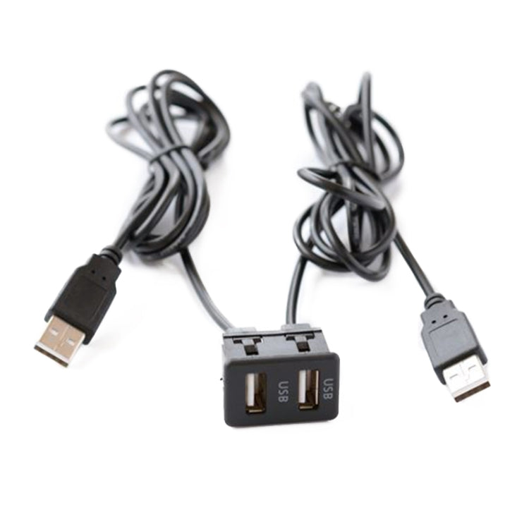 Car Universal Modified Dual USB Interface Charging Cable Switch Holder for Alpine / Pioneer, USB+USB - HoMEdemic™ 