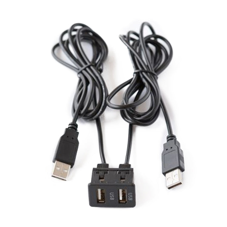 Car Universal Modified Dual USB Interface Charging Cable Switch Holder for Alpine / Pioneer, USB+USB - HoMEdemic™ 