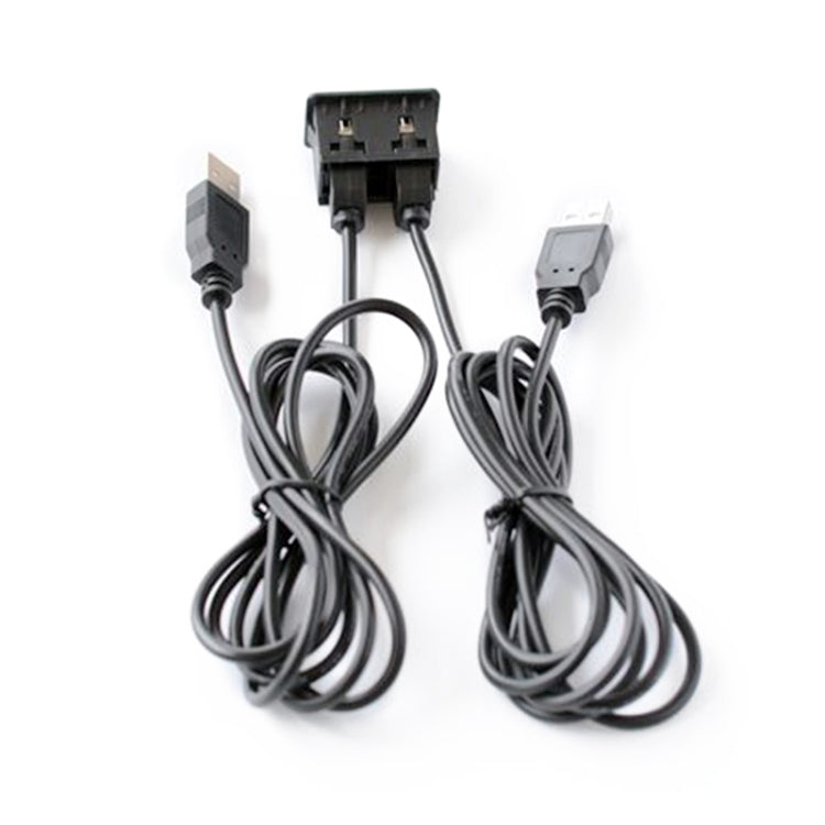 Car Universal Modified Dual USB Interface Charging Cable Switch Holder for Alpine / Pioneer, USB+USB - HoMEdemic™ 
