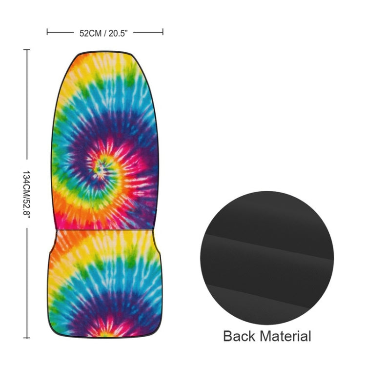 Car Universal Printed Seat Protector Automobile Decoration Supplies, Style: Coloful Swirls - HoMEdemic™ 