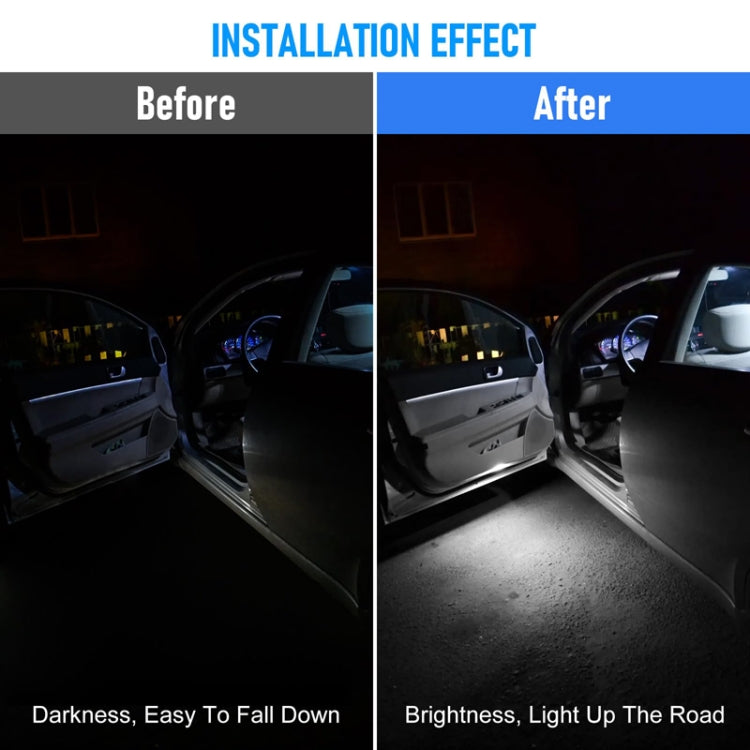 Car Universal Wiring Free Warning Lights Night Anti-Collision And Anti-Tailgating Lamp(Colorful) - HoMEdemic™ 