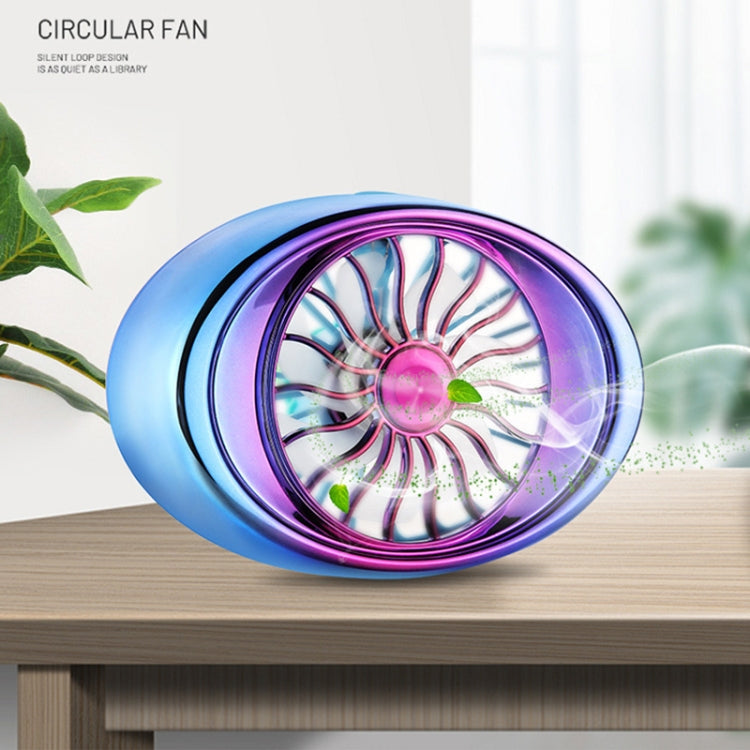 Car Vent Fan Multi-function USB Interface LED Lamp Portable Fan - HoMEdemic™ 