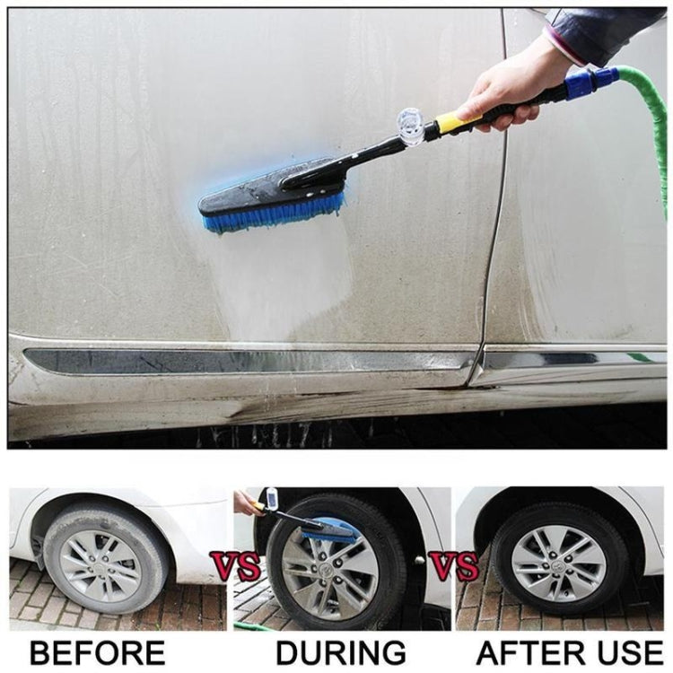 Car Wash Brush Head Soft Bristle Long Handle Brush Spray Foam Bottle Set(3 In 1) - HoMEdemic™ 