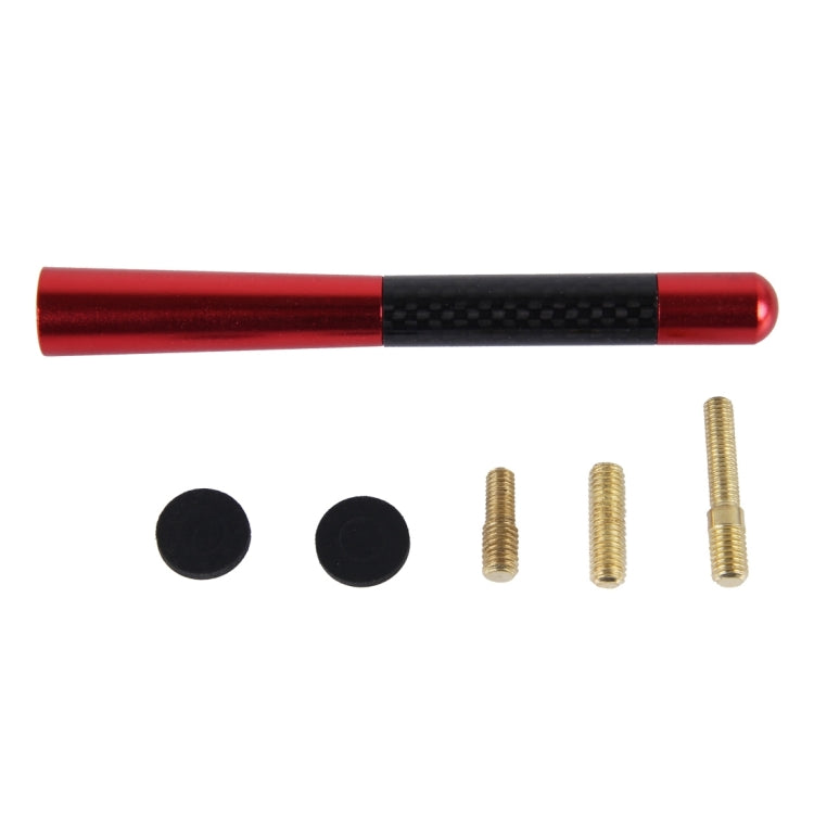 Carbon Fiber Aluminum Short Antenna Polished Universal Screws Base(Big Size), 12cm - HoMEdemic™ 