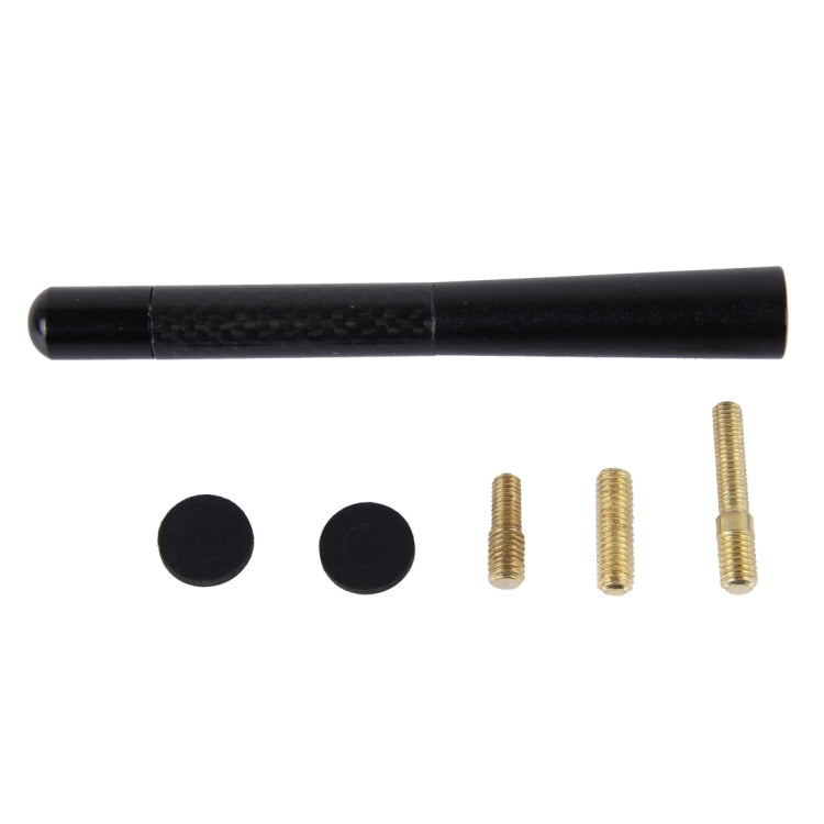 Carbon Fiber Aluminum Short Antenna Polished Universal Screws Base(Big Size), 12cm - HoMEdemic™