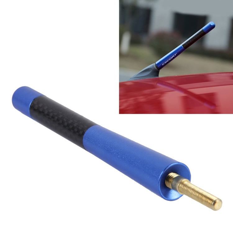Carbon Fiber Aluminum Short Antenna Polished Universal Screws Base(Big Size), 12cm - HoMEdemic™