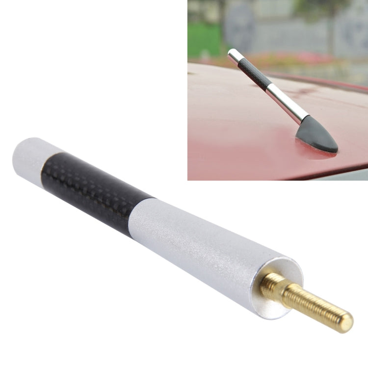Carbon Fiber Aluminum Short Antenna Polished Universal Screws Base(Big Size), 12cm - HoMEdemic™