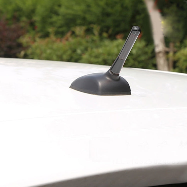 Carbon Fiber Aluminum Short Antenna Polished Universal Screws Base(Medium Size), 8cm - HoMEdemic™ 
