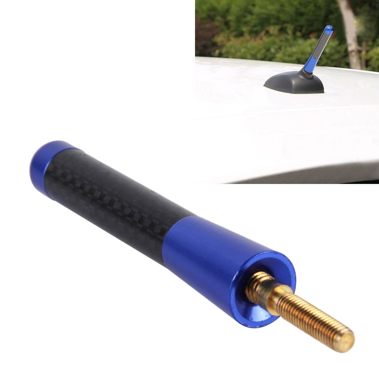 Carbon Fiber Aluminum Short Antenna Polished Universal Screws Base(Medium Size), 8cm - HoMEdemic™ 