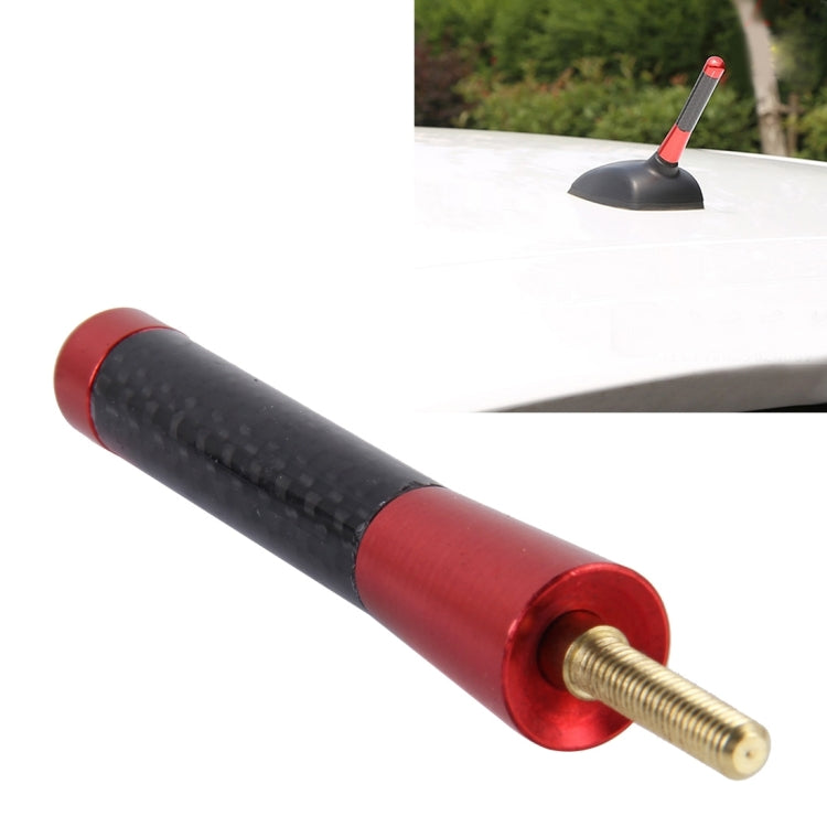 Carbon Fiber Aluminum Short Antenna Polished Universal Screws Base(Medium Size), 8cm - HoMEdemic™ 