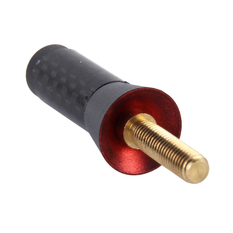 Carbon Fiber Aluminum Short Antenna Polished Universal Screws Base(Small Size), 3.4cm - HoMEdemic™