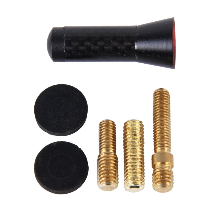Carbon Fiber Aluminum Short Antenna Polished Universal Screws Base(Small Size), 3.4cm - HoMEdemic™