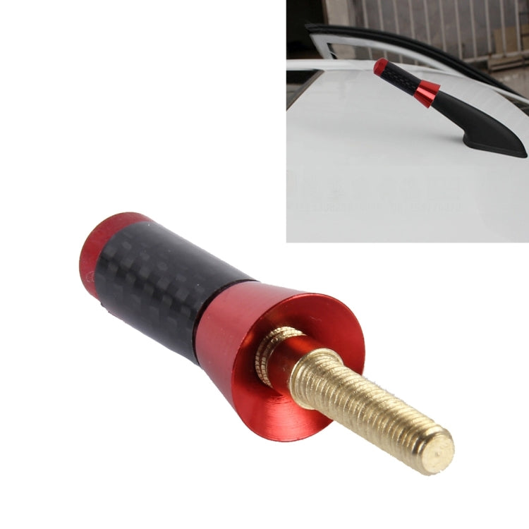 Carbon Fiber Aluminum Short Antenna Polished Universal Screws Base(Small Size), 3.4cm - HoMEdemic™