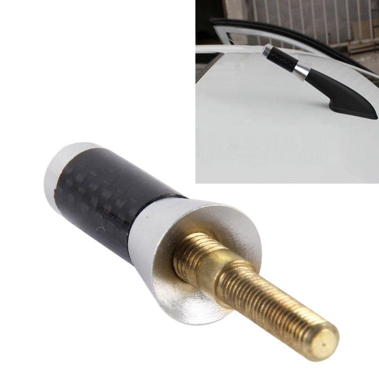 Carbon Fiber Aluminum Short Antenna Polished Universal Screws Base(Small Size), 3.4cm - HoMEdemic™