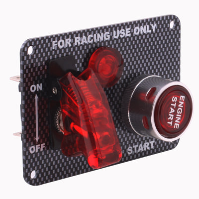 Carbon Fiber Flip-up Start Ignition Switch Panel and Accessories for Racing Sport , Carbon Fiber - HoMEdemic™ 