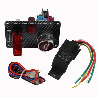 Carbon Fiber Flip-up Start Ignition Switch Panel and Accessories for Racing Sport , Carbon Fiber - HoMEdemic™ 