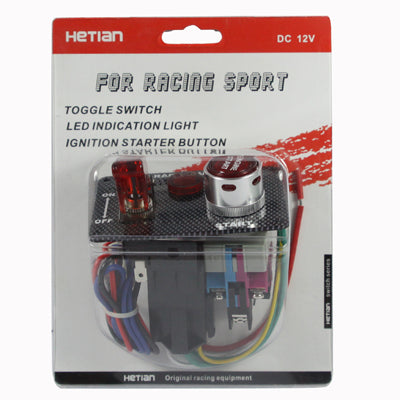Carbon Fiber Flip-up Start Ignition Switch Panel and Accessories for Racing Sport , Carbon Fiber - HoMEdemic™ 