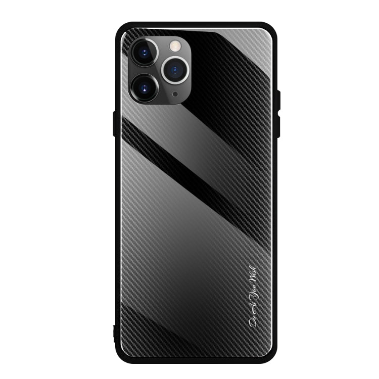 Carbon Fiber Texture Gradient Color Glass Case, For Xiaomi Redmi Note 8 Pro, For Xiaomi Redmi Note 8, For iPhone 11 Pro Max, For iPhone 11 - HoMEdemic™ 