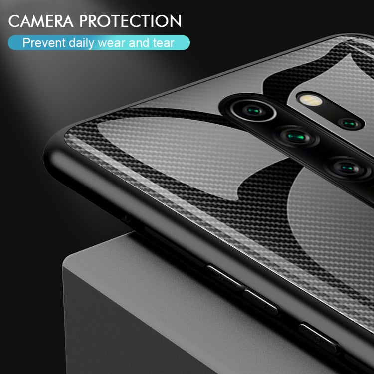Carbon Fiber Texture Gradient Color Glass Case, For Xiaomi Redmi Note 8 Pro, For Xiaomi Redmi Note 8, For iPhone 11 Pro Max, For iPhone 11 - HoMEdemic™ 