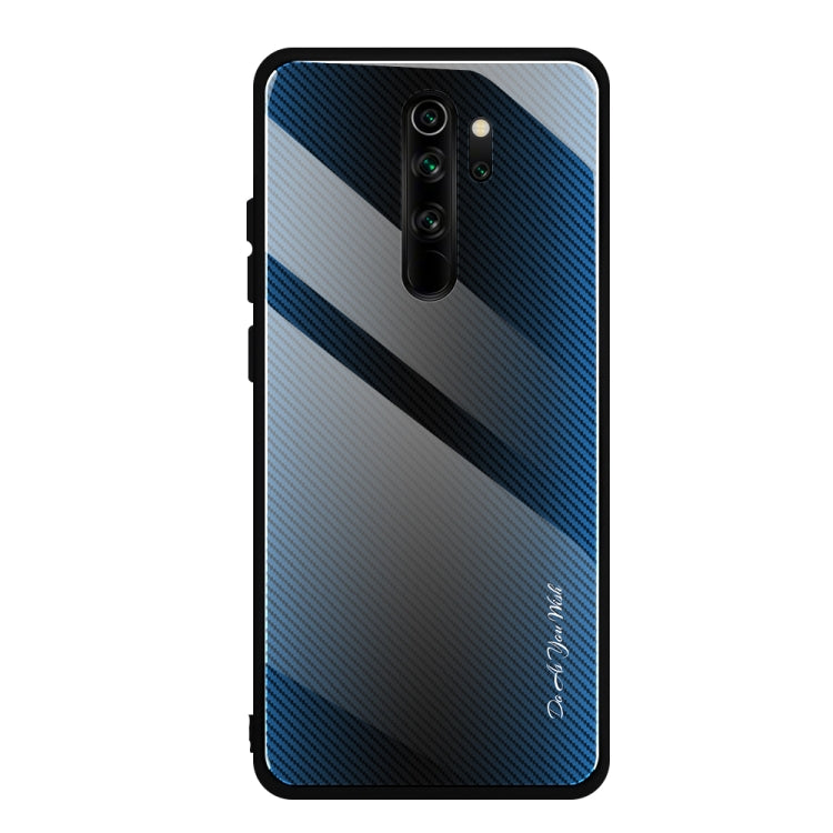 Carbon Fiber Texture Gradient Color Glass Case, For Xiaomi Redmi Note 8 Pro, For Xiaomi Redmi Note 8, For iPhone 11 Pro Max, For iPhone 11 - HoMEdemic™ 