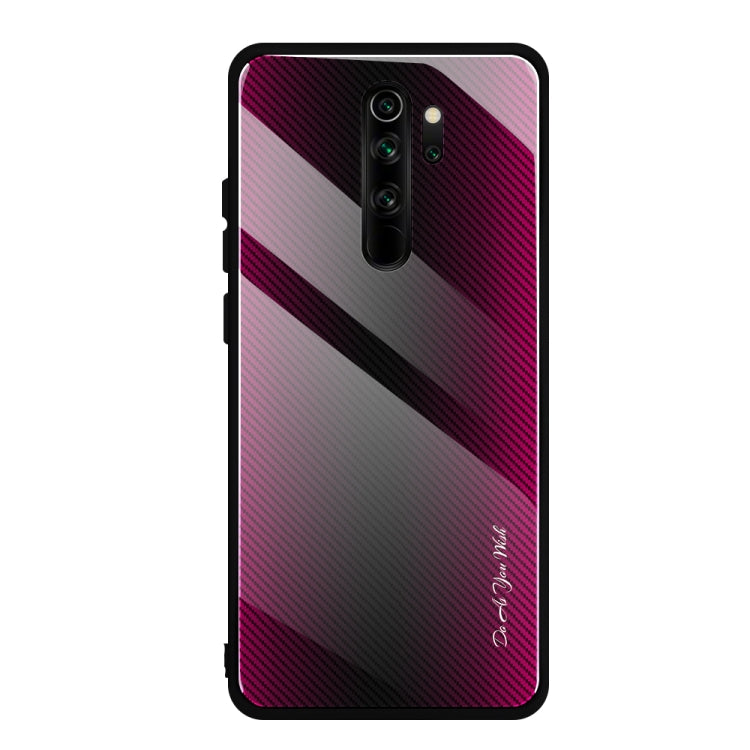 Carbon Fiber Texture Gradient Color Glass Case, For Xiaomi Redmi Note 8 Pro, For Xiaomi Redmi Note 8, For iPhone 11 Pro Max, For iPhone 11 - HoMEdemic™ 