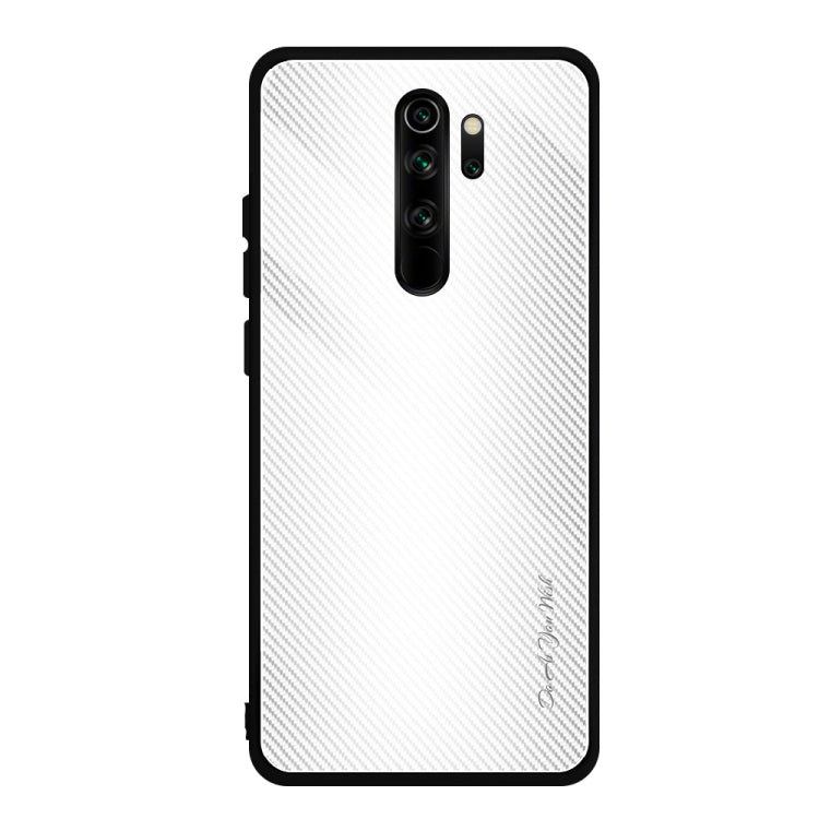 Carbon Fiber Texture Gradient Color Glass Case, For Xiaomi Redmi Note 8 Pro, For Xiaomi Redmi Note 8, For iPhone 11 Pro Max, For iPhone 11 - HoMEdemic™ 