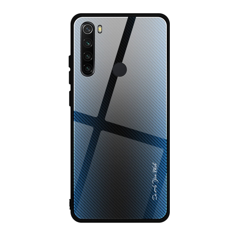 Carbon Fiber Texture Gradient Color Glass Case, For Xiaomi Redmi Note 8 Pro, For Xiaomi Redmi Note 8, For iPhone 11 Pro Max, For iPhone 11 - HoMEdemic™ 