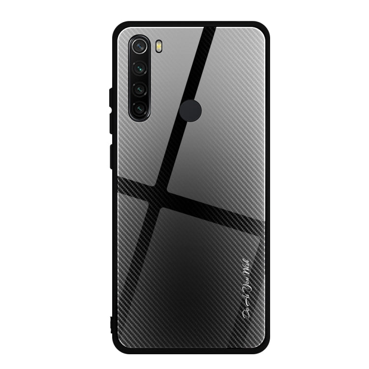 Carbon Fiber Texture Gradient Color Glass Case, For Xiaomi Redmi Note 8 Pro, For Xiaomi Redmi Note 8, For iPhone 11 Pro Max, For iPhone 11 - HoMEdemic™ 