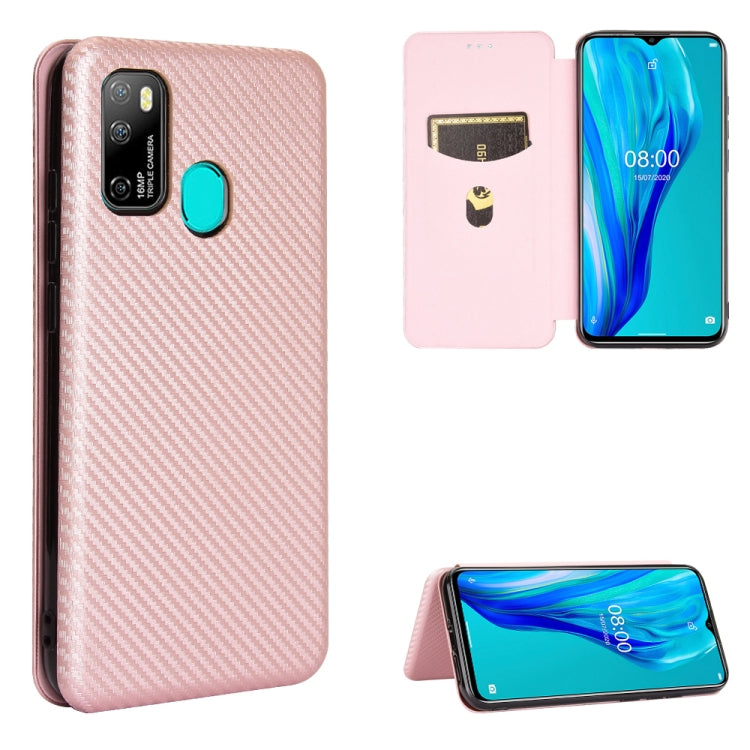 Carbon Fiber Texture Magnetic Horizontal Flip TPU + PC + PU Leather Case with Card Slot, For Kyocera Android One S6, For Kyocera Gratina KYV48, For Ulefone Note 9P, For Sharp Aquos Zero 5G Basic, For iPod Touch 5 / 6 / 7 - HoMEdemic™ 