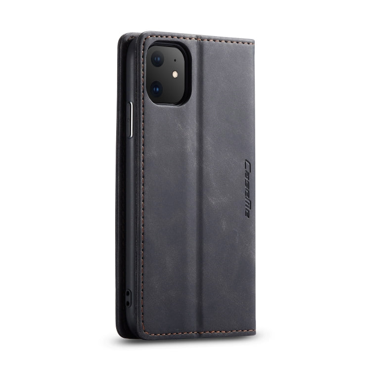 CaseMe-013 Multifunctional Horizontal Flip Leather Case with Card Slot & Holder & Wallet for iPhone 11(Black) - HoMEdemic™ 