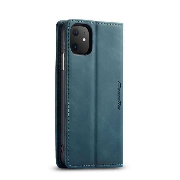 CaseMe-013 Multifunctional Horizontal Flip Leather Case with Card Slot & Holder & Wallet for iPhone 11(Blue) - HoMEdemic™ 