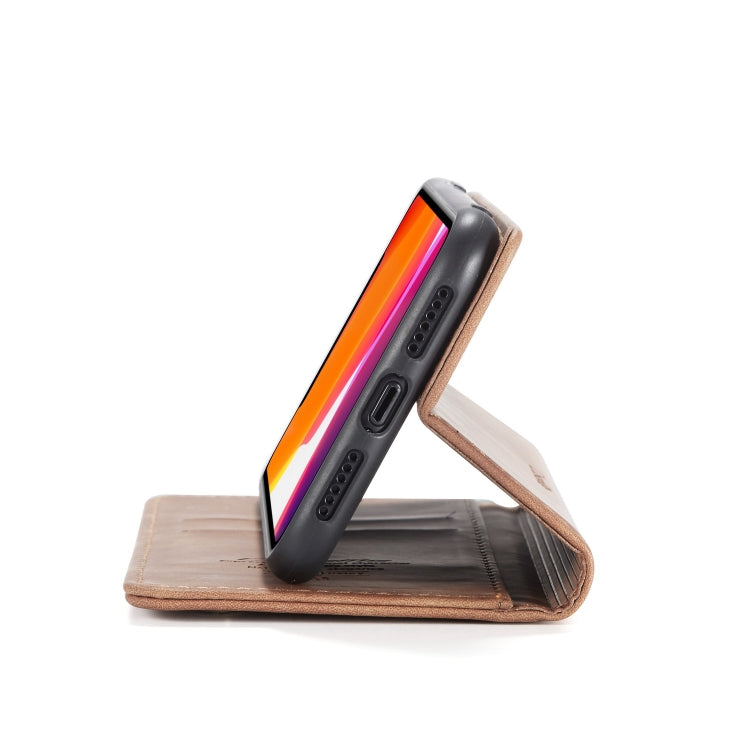 CaseMe-013 Multifunctional Horizontal Flip Leather Case with Card Slot & Holder & Wallet for iPhone 11(Brown) - HoMEdemic™ 