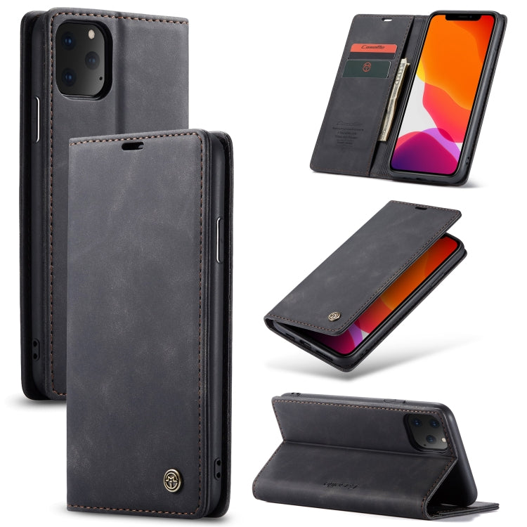 CaseMe-013 Multifunctional Horizontal Flip Leather Case with Card Slot & Holder & Wallet for iPhone 11 Pro Max(Black) - HoMEdemic™ 