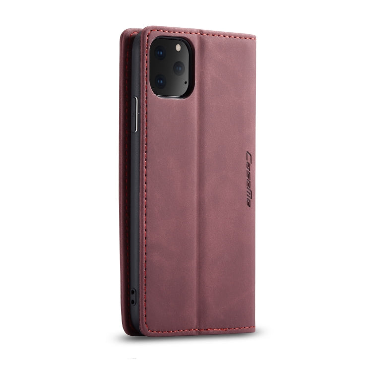 CaseMe-013 Multifunctional Horizontal Flip Leather Case with Card Slot & Holder & Wallet for iPhone 11 Pro Max(Wine) - HoMEdemic™ 