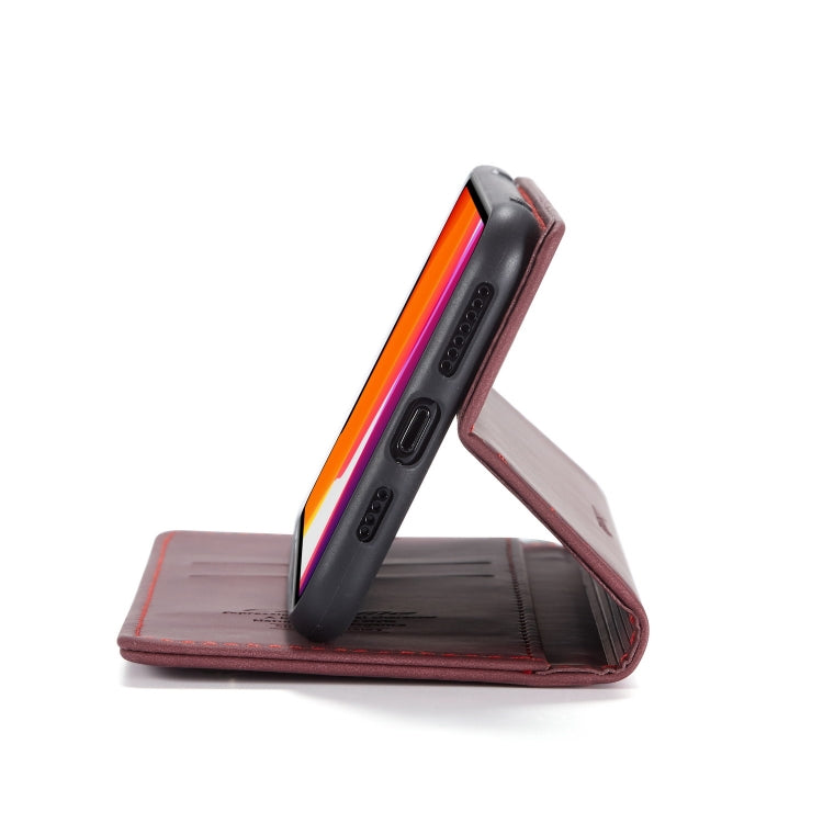 CaseMe-013 Multifunctional Horizontal Flip Leather Case with Card Slot & Holder & Wallet for iPhone 11 Pro Max(Wine) - HoMEdemic™ 