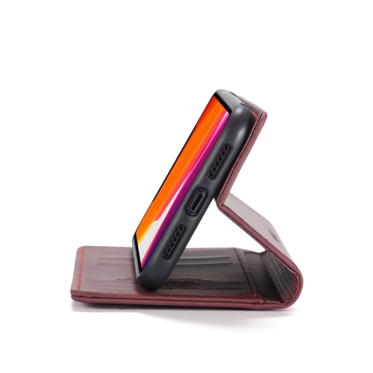 CaseMe-013 Multifunctional Horizontal Flip Leather Case with Card Slot & Holder & Wallet for iPhone 11(Wine) - HoMEdemic™ 